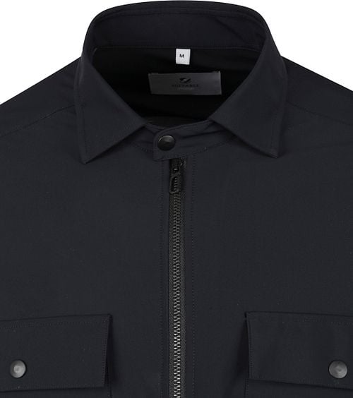 Suitable Jacket Shirt Donkerblauw Product / Detail