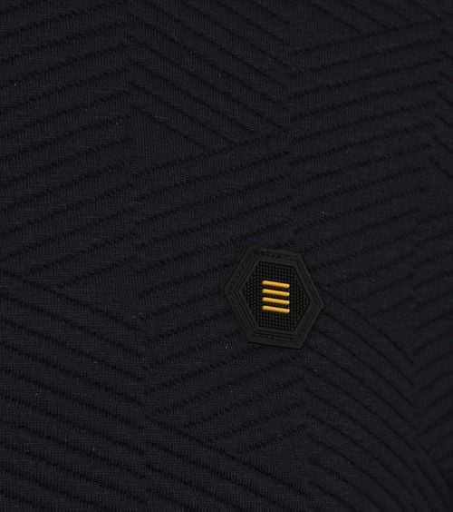 No Excess Vest Patroon Navy Blauw Product / Detail