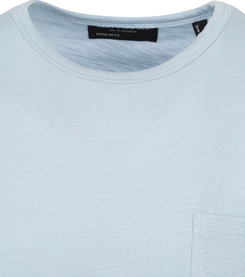 Marc O'Polo T-Shirt Slubs Bleu Clair Product / Detail