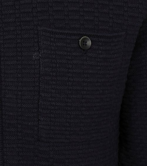No Excess Cardigan Textured Navy Blue Product / Detail