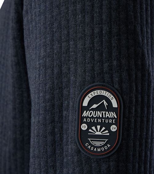 Casa Moda Pullover Zip Navy Product / Detail