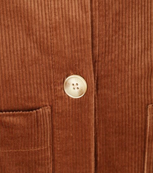 Blue Industry Overshirt Corduroy Cognac Product / Detail