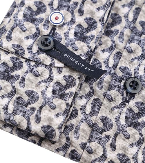 Blue Industry Shirt Print Blue Product / Detail