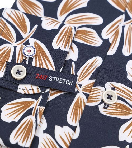 Blue Industry Shirt Print Dark Blue Product / Detail