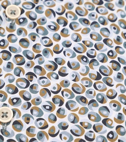 Blue Industry Shirt Print Green Product / Detail