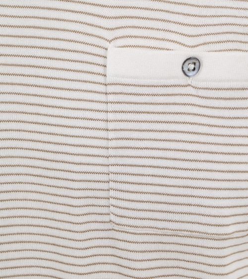 Blue Industry T Shirt Stripe Ecru Product / Detail