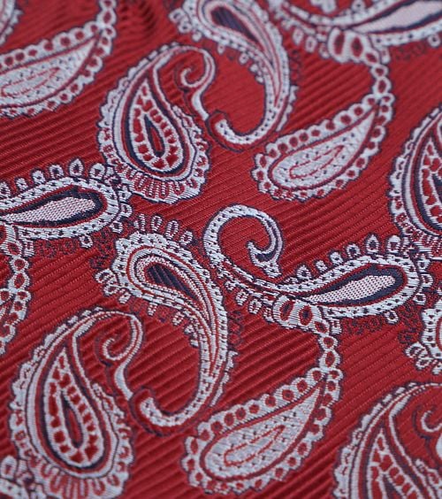 Suitable Necktie Paisley Red Product / Detail