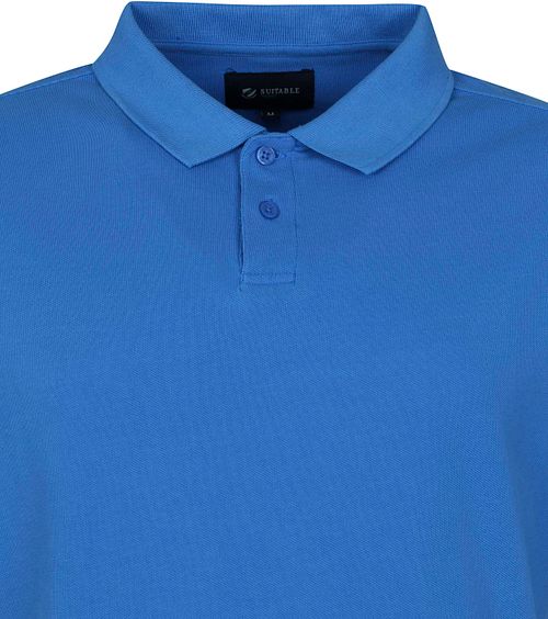Suitable Respect Polo Shirt Pete Blue Product / Detail
