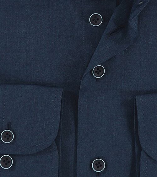 R2 Wool Shirt Dark Blue Product / Detail