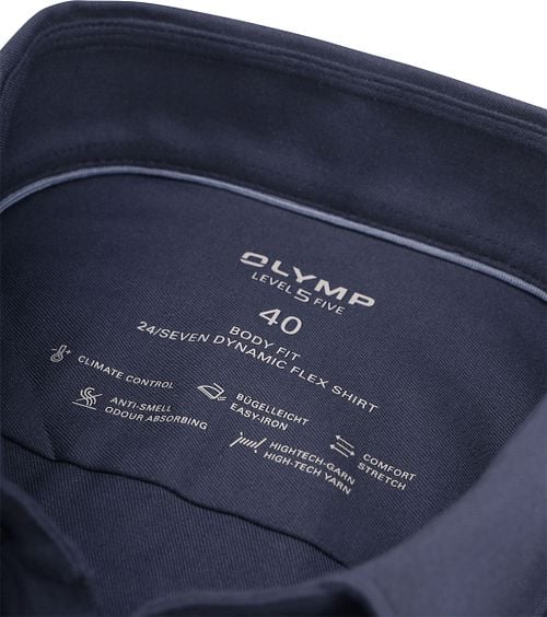 Olymp Level Five Shirt Dark Blue Product / Detail