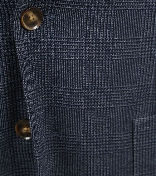 Suitable Sports Jacket Fame Checks Navy Product / Detail
