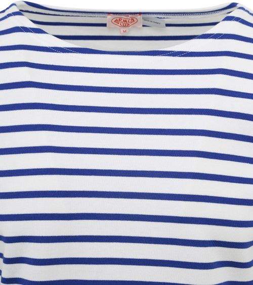 Armor-Lux Houat Sweater Stripes Cobalt Blue White Product / Detail