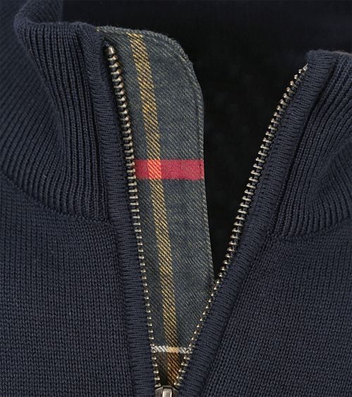 Barbour Half Zip Pullover Navy Product / Detail
