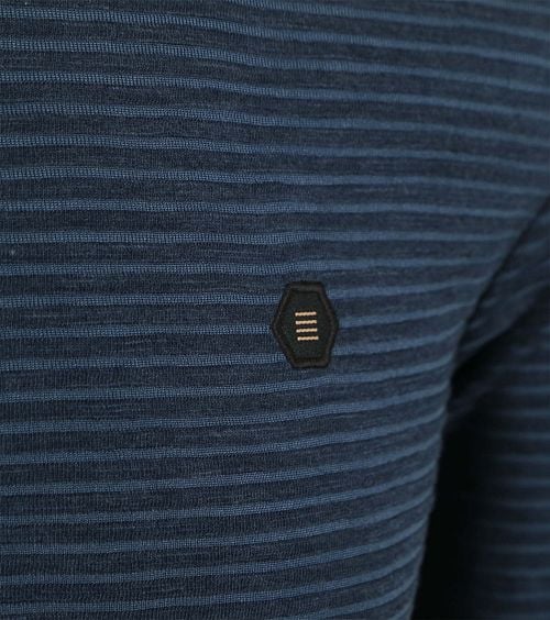 No Excess Velvet Stripes T-Shirt Navy Product / Detail