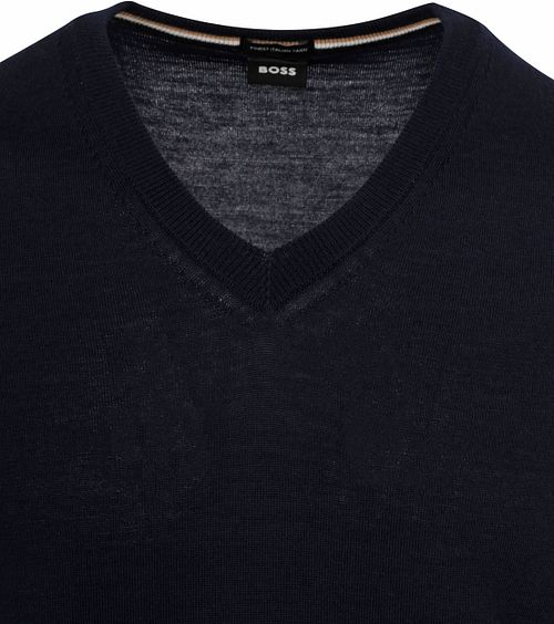 BOSS Pullover Melba Wool Dark Blue Product / Detail