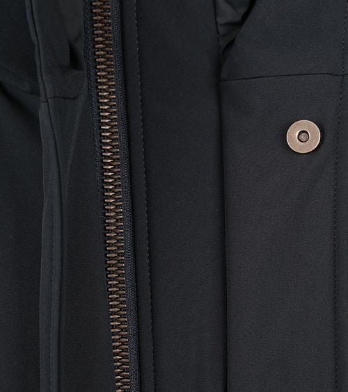 KnowledgeCotton Apparel Climate Shell Coat Navy Product / Detail
