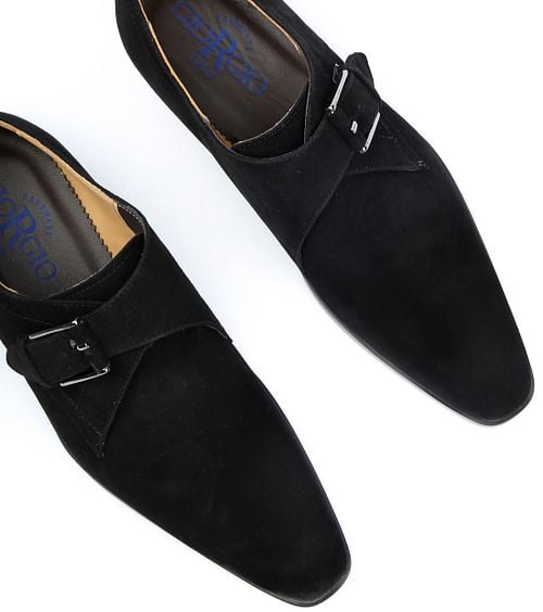 Giorgio Amalfi Shoe Suede Black Product / Detail