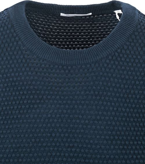 KnowledgeCotton Apparel Sweater Vagn Dark Blue Product / Detail