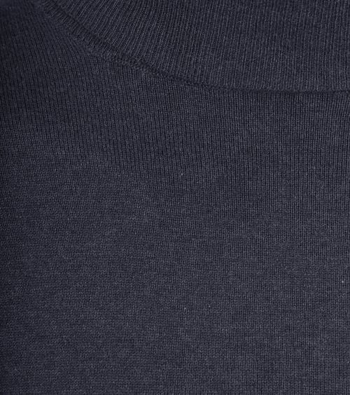 Steppin' Out Rollneck Pullover Cotton Cashmere Navy Product / Detail