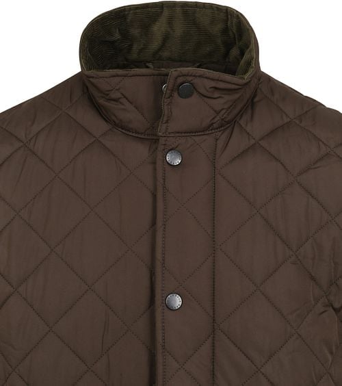 Quilted Jacket Barbour Chelsea Olive Green Product / Detail