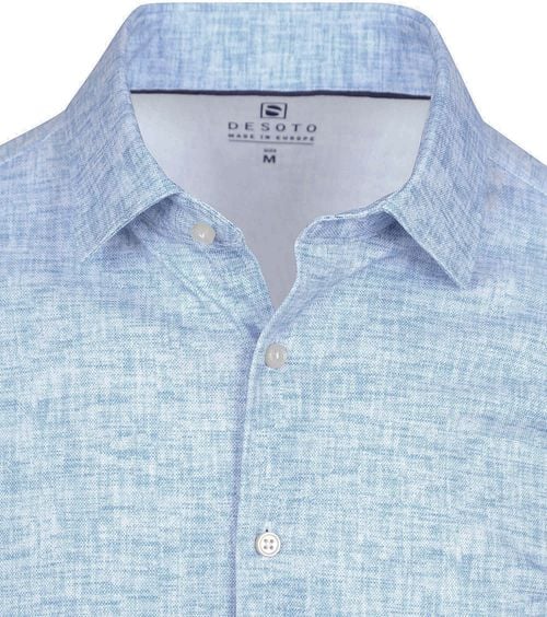 Desoto Chemise Kent Monochrome Bleu Product / Detail