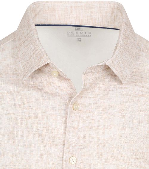 DESOTO Hemd Kent Monochrome Beige Product / Detail