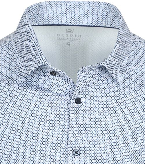Desoto Shirt Print Light Blue Product / Detail