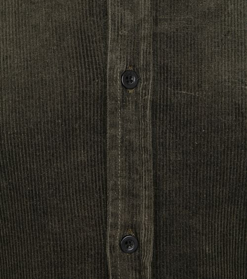 Anerkjendt Overhemd Akleif Corduroy Donkergroen Product / Detail