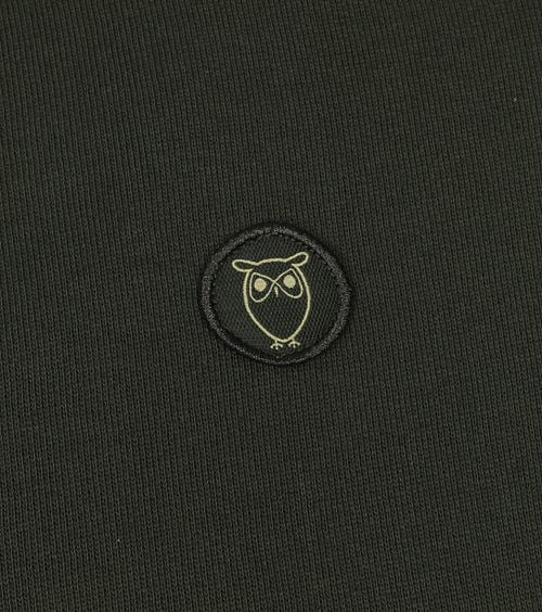 KnowledgeCotton Apparel Elm Trui Donkergroen Product / Detail