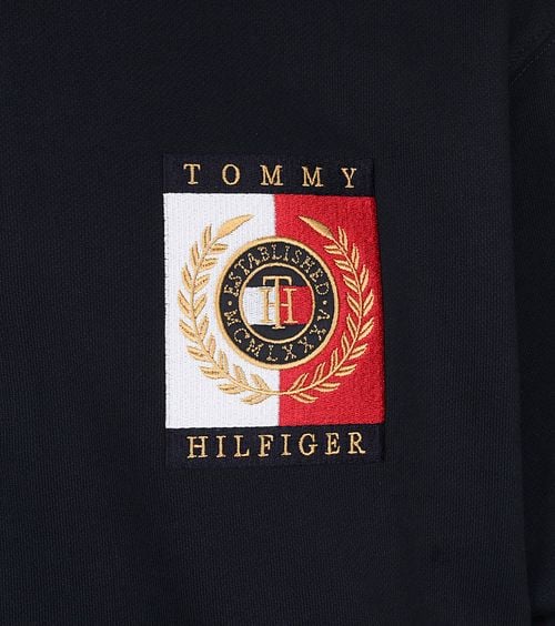 Tommy Hilfiger Big and Tall Sweater Zipper Navy Product / Detail