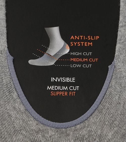 Falke Step Sneakersock Invisible Grey Product / Detail