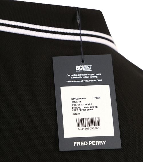 Fred Perry Polo Shirt Black 350 Product / Detail