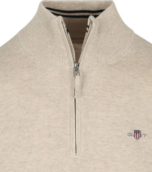 Gant Half Zip Pullover Light Beige Product / Detail