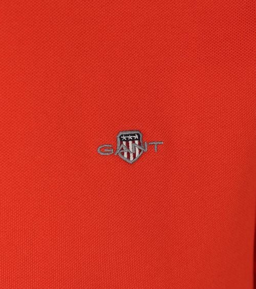 Gant Shield Piqué Polo Rouge Product / Detail