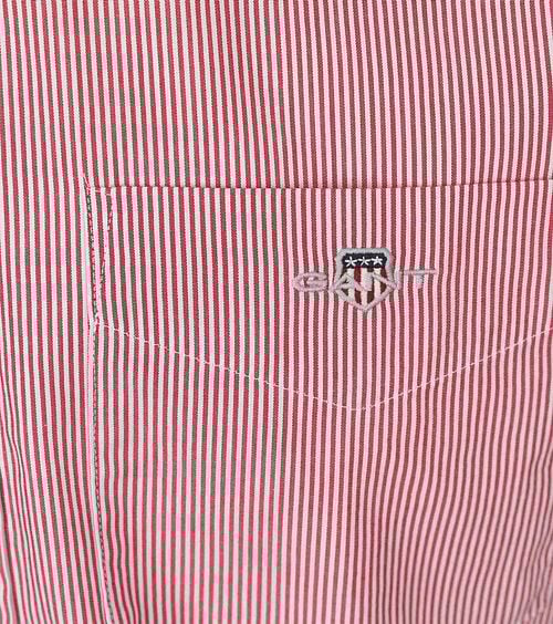 Gant Poplin Banker Shirt Stripe Red Product / Detail