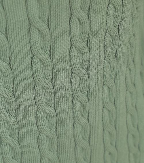 Gant Pullover Half-Zip Cable Vert Product / Detail