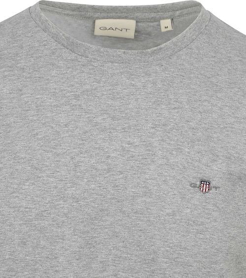 Gant T-shirt Shield Logo Grey Product / Detail