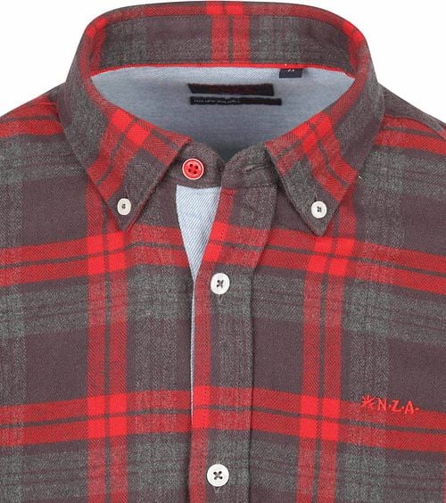 NZA Hemd Leon Flanel Anthrazit Product / Detail