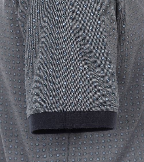 Casa Moda Poloshirt Druck Grau Blau Product / Detail