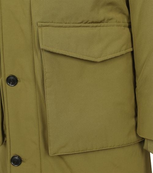 Scotch & Soda Parka Jacket Olive Green Product / Achterkant