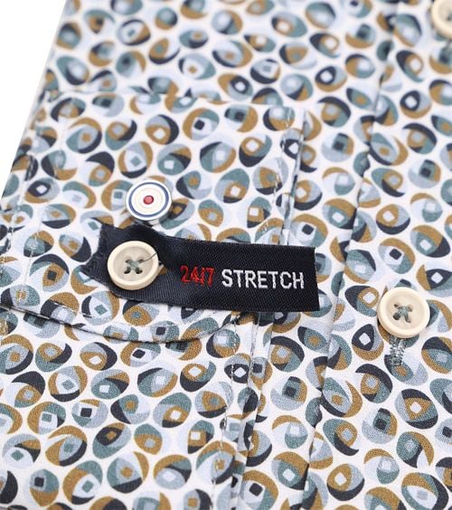 Blue Industry Shirt Print Green Product / Detail