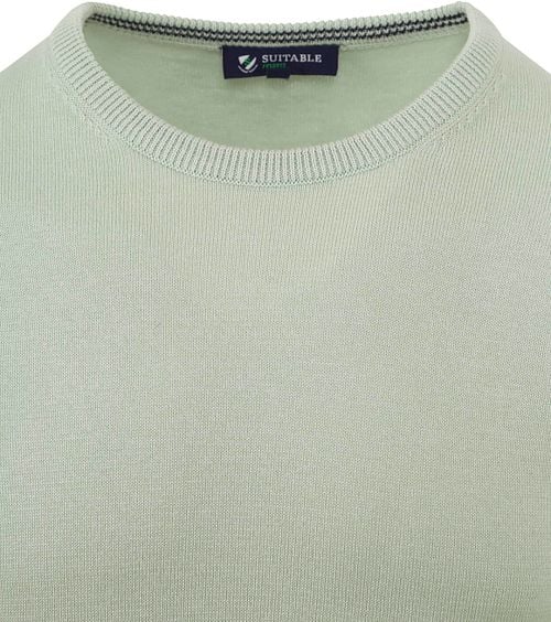 Suitable Respect Oinix Pullover O-Neck Light Green Product / Detail