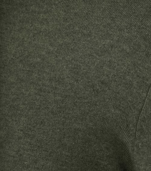 Steppin' Out Half Zip Pullover Merino Wool Olive Green Product / Detail