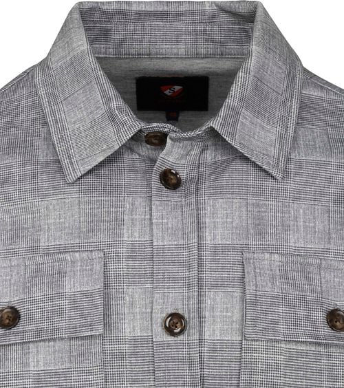 Suitable Liv Overshirt Checkered Gray Product / Detail