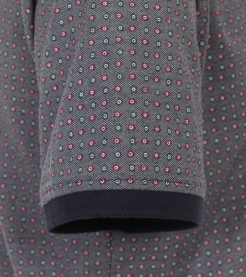 Casa Moda Polo Shirt Print Grey Multicolour Product / Detail