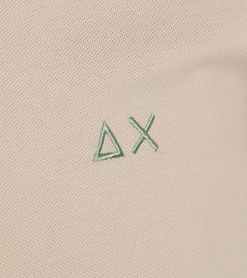 Sun68 Polo Shirt Small Stripe Collar Greige Product / Detail
