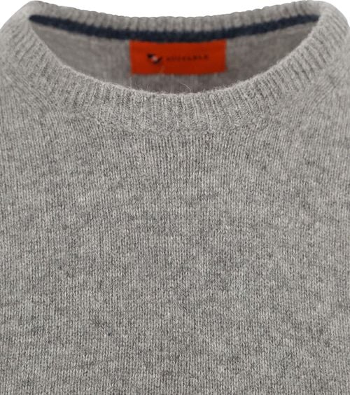 Suitable Lambswool Pullover O-Neck Grey Product / Detail