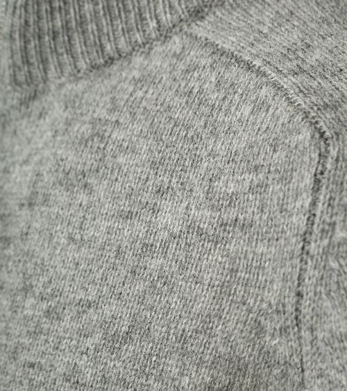 Barbour Talder Cardigan Zippé Laine Gris Product / Detail