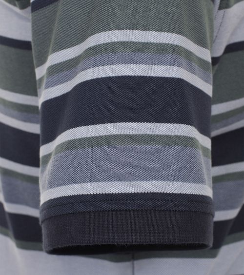 Casa Moda Poloshirt Rayures Vert Product / Detail