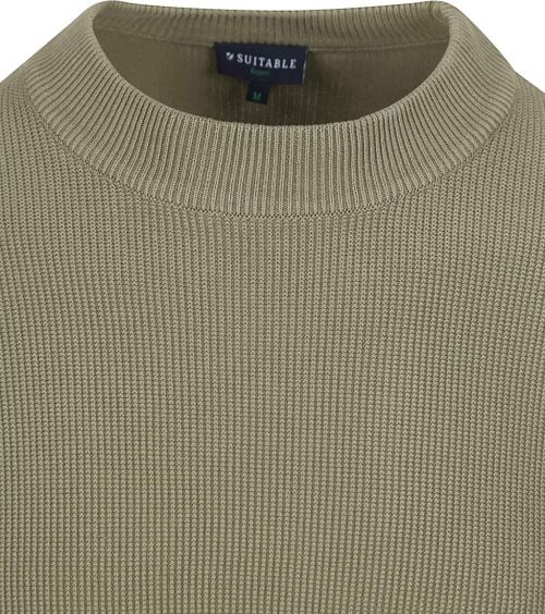 Suitable Respect Mamase Pullover Groen Product / Detail